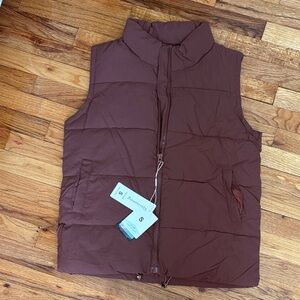 Brown Puffer Vest